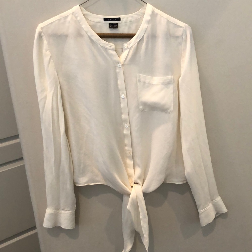 Theory button down shirt